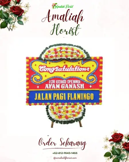 Sewa Papan Bunga Bango